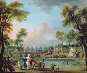 The Charge of the Prince of Lambesc (1751-1825) in the Tuileries Gardens, 12th July 1789